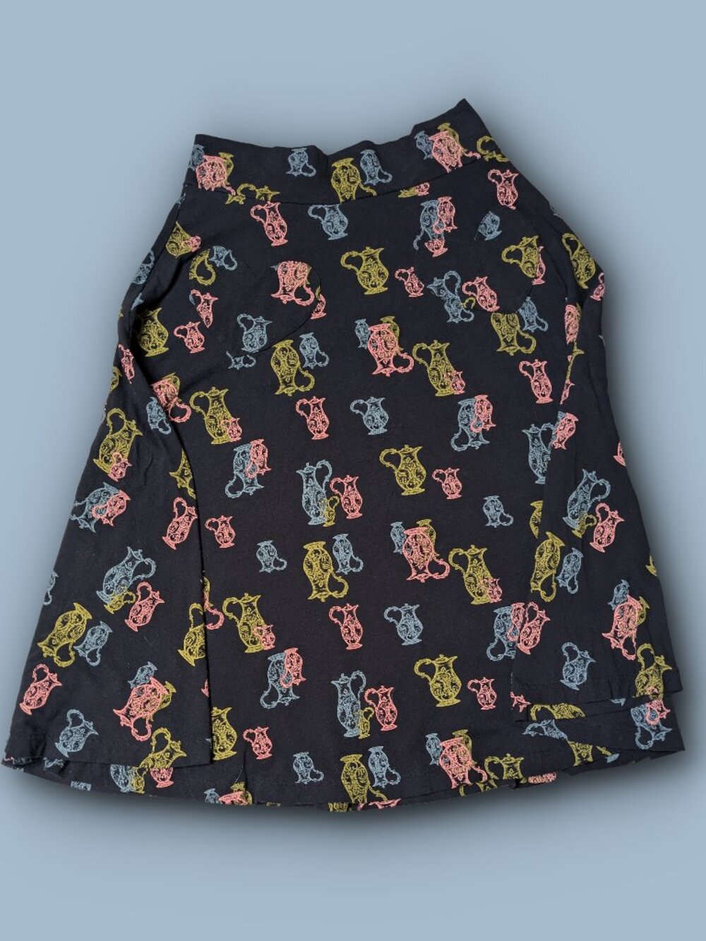 Effie’s Heart Teapot Skirt with Sweetheart Pockets Size Large